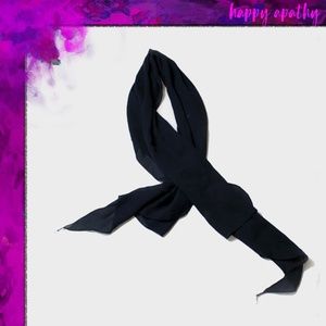 Black Chiffon Scarf / Sarong